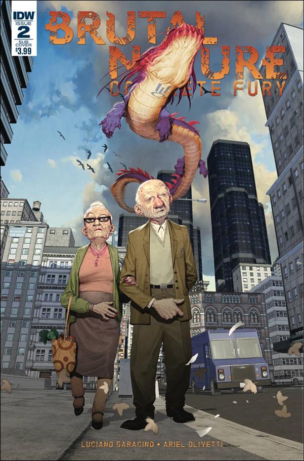 Brutal Nature: Concrete Fury  issue 2-B Ariel Olivetti Subscription Cover