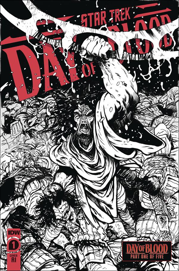 Star Trek: Day of Blood issue 1-H Daniel Johnson 1:100 Spot Color Cover