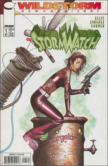 StormWatch (1997) issue 1-D Travis Charest "Puzzle" Cover