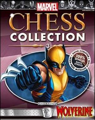 Marvel Chess Collection (UK) issue 3 Wolverine (White Knight)