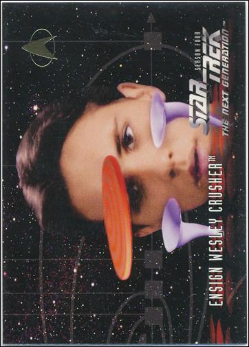 Star Trek: The Next Generation - The Episode Collection Season Four (Base Set) card 418 Ensign Wesley Crusher