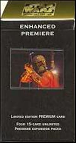Star Wars: Enhanced Premiere card 1-B Sealed 