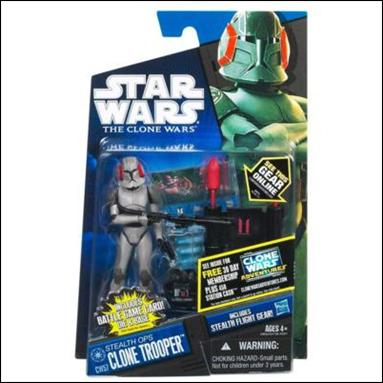 Star Wars: The Clone Wars Collection 3 3/4" Figures (2010) figure CW57 Stealth Ops Clone Trooper