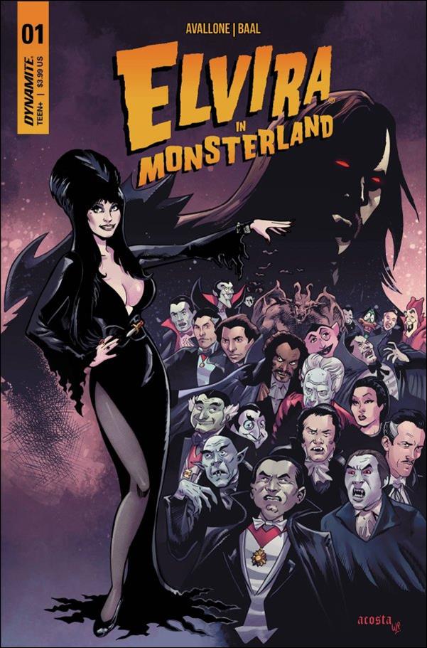 Elvira in Monsterland issue 1 Dave Acosta Cover