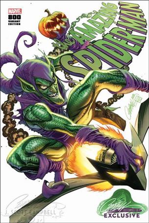 Amazing Spider-Man (1963) issue 800-WR J. Scott Campbell Green Goblin Cover 1/1800