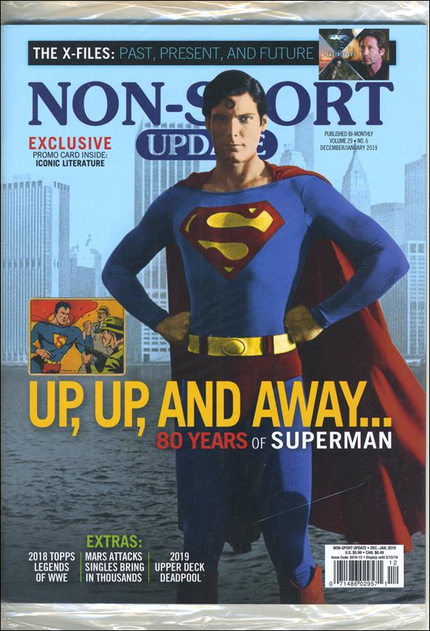 Non-Sport Update (2018) issue 6 Polybagged with Promo Card