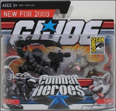 G.I. Joe Combat Heroes (Exclusives) figure 1 Snake Eyes/Timber the Wolf (2008 SDCC Exclusive)