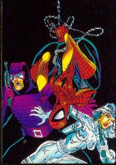 Spider-Man II: 30th Anniversary 1962 - 1992 (Base Set) card 80 Silver Sable