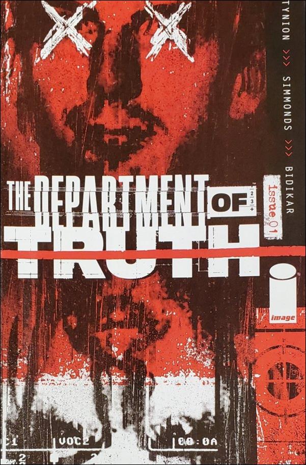 Department of Truth issue 1-S Martin Simmonds Cover 1:5 Secret Cover (5th Print)