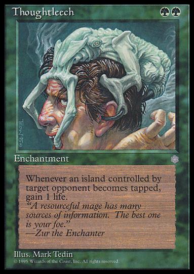 Magic the Gathering: Ice Age (Base Set) card 269 Thoughtleech