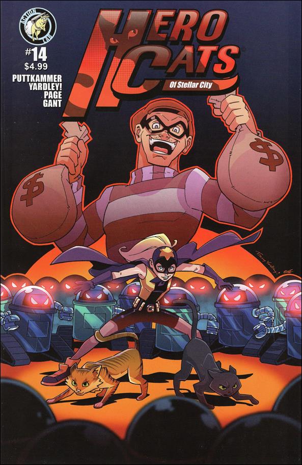Hero Cats of Stellar City issue 14-B Tracy Yardley Cover