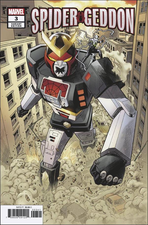 Spider-Geddon issue 3-C Mike Hawthorne 1:25 Cover