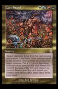 Magic the Gathering: Apocalypse (Base Set) card 107 Last Stand