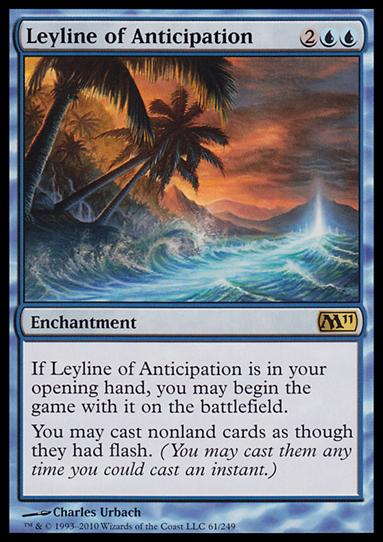 Magic the Gathering: 2011 Core Set (Base Set) card 61 Leyline of Anticipation
