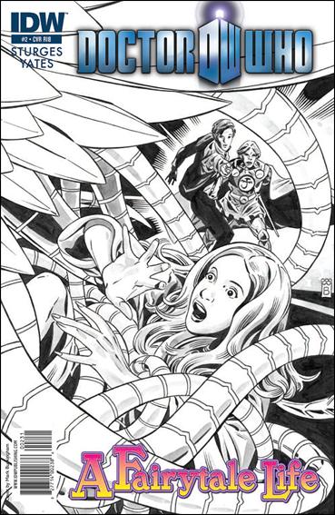 Doctor Who: A Fairytale Life issue 2-C Mark Buckingham 1:25 Black and White Cover