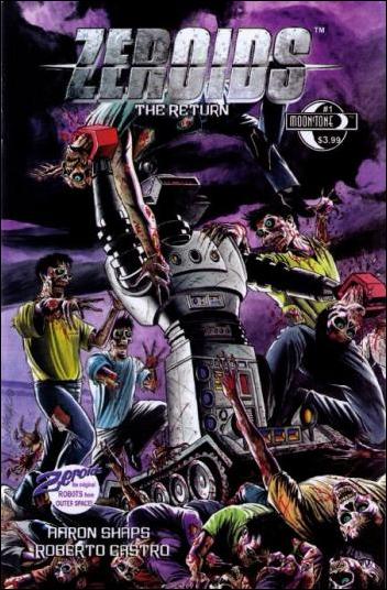 Zeroids issue 1-B Mark Sparacio Zombie Cover