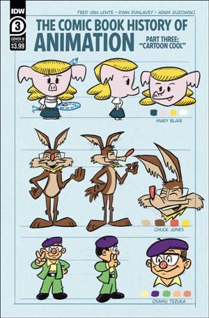 Comic Book History of Animation issue 3-B Blue Cover