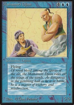 Magic the Gathering: Limited Edition Alpha (Base Set) card 64 Mahamoti Djinn
