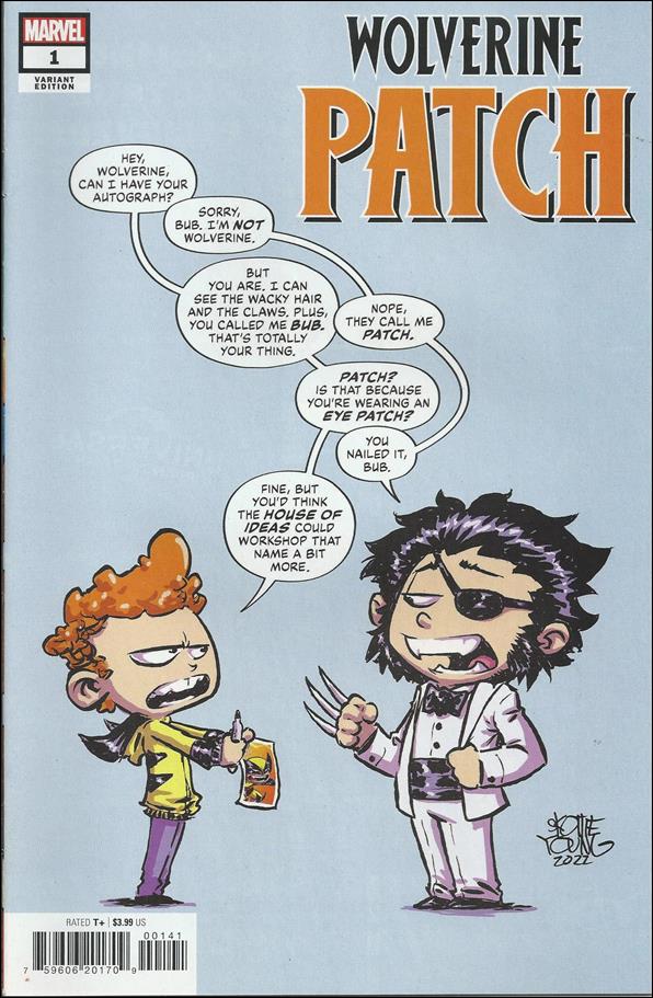 Wolverine: Patch issue 1-C Skottie Young Baby Cover