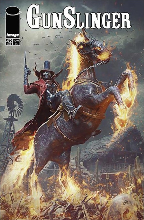 Gunslinger Spawn issue 42 Björn Barends Cover