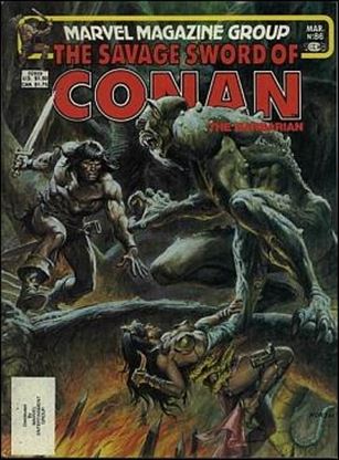 Savage Sword of Conan the Barbarian (Base Set) card 33 Cover Issue #86