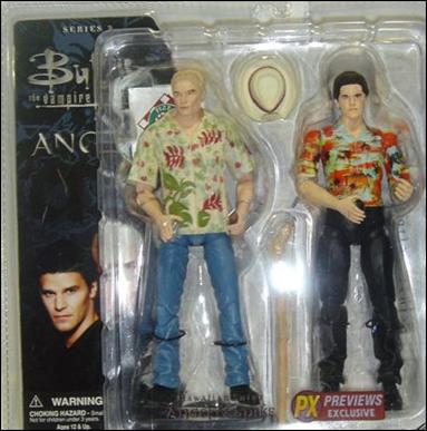 Buffy the Vampire Slayer Deluxe (Series 2) 2-Pack figure 1 Haiwaiian Shirt Angel & Spike