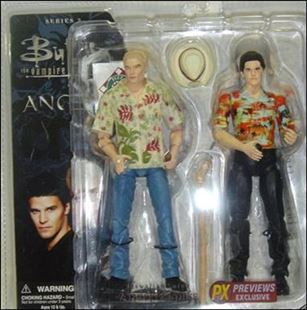 Buffy the Vampire Slayer Deluxe (Series 2) 2-Pack figure 1 Haiwaiian Shirt Angel & Spike