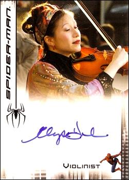 Spider-Man 3: The Movie (Autograph Subset)  card 19 Elyse Dinh as Violinist