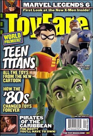 Toyfare: The Toy Magazine issue 80 Teen Titans Cover