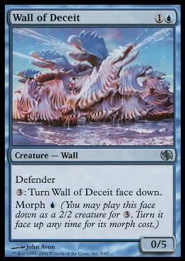 Magic the Gathering: Duel Decks: Jace vs. Chandra (Base Set) card 5 Wall of Deceit