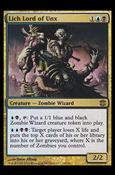 Magic The Gathering: Alara Reborn (Base Set) card 24 Lich Lord of Unx