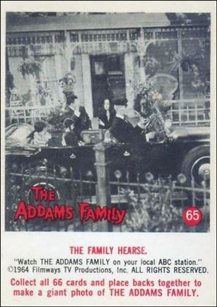 Addams Family (Base Set) card 65 The Family Hearse.