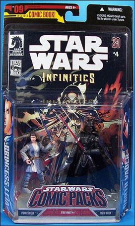 Star Wars: 30th Anniversary Collection Comic Packs (2006) figure 9 Princess Leia & Darth Vader