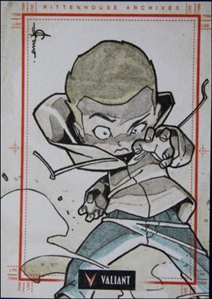 2013 Valiant Comics Preview Trading Card Set (Sketch Card Subset) card JSan-05