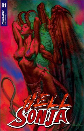 Hell Sonja issue 1-M Lucio Parrillo 1:15 Ultraviolet Cover