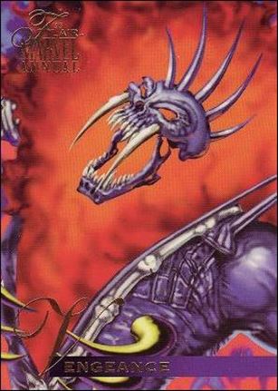 Marvel Annual Flair '95 (Base Set) card 122 Vengeance