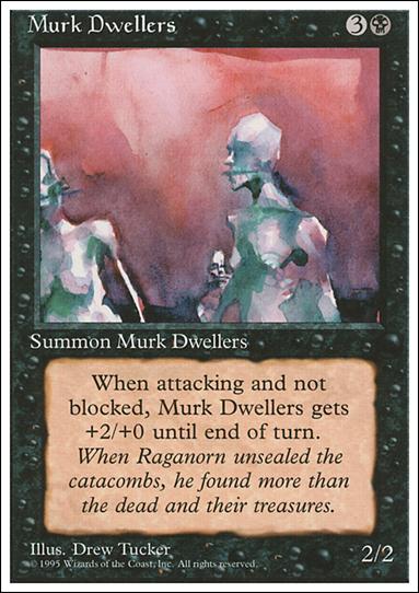 Magic the Gathering: 4th Edition (Base Set) card 148 Murk Dwellers