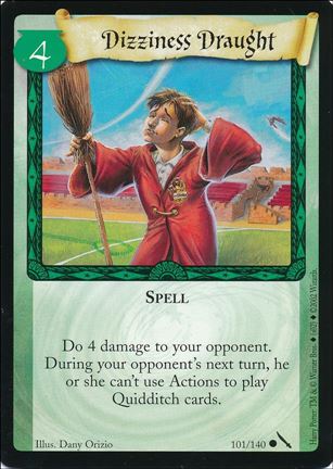 Harry Potter: Chamber of Secrets (Base Set) card 101 Dizziness Draught