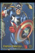 Marvel Heroes Figure Factory: Series 1 (Base Set) card 21 Captain America