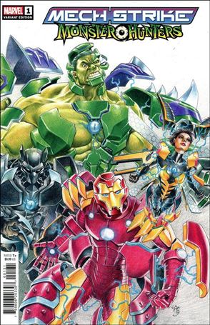 Mech Strike: Monster Hunters issue 1-C E.J. Su Cover