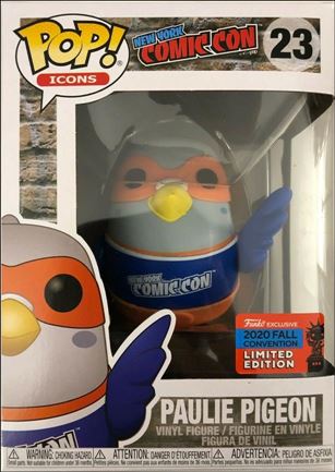 POP! Icons figure 23-H Paulie Pigeon (Blue) Fall Convention Exclusive