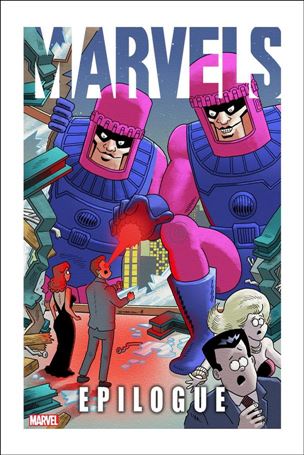 Marvels Epilogue issue 1-F Fred Hembeck 1:50 Cover