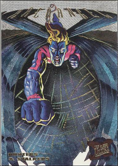 1995 Fleer Ultra X-Men (Hunters & Stalkers Subset) card 9-C Archangel (Silver Foil)