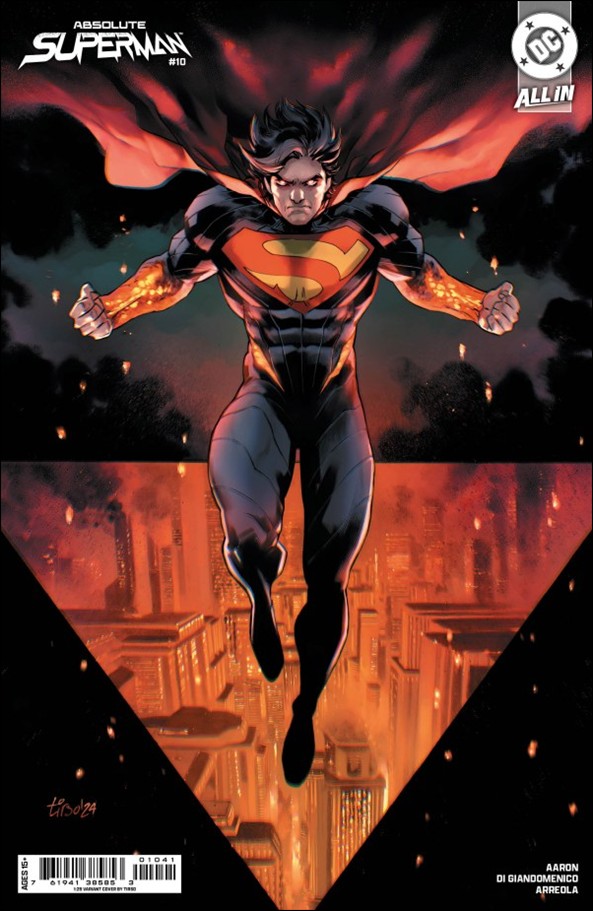 Absolute Superman issue 10-D Tirso Cons 1:25 Cardstock Cover