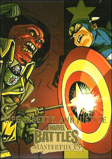2008 Marvel Masterpieces: Series 3 (Base Set) card 59 Life, Liberty, and Justice