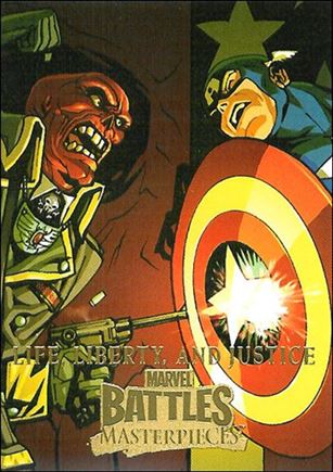 2008 Marvel Masterpieces: Series 3 (Base Set) card 59 Life, Liberty, and Justice
