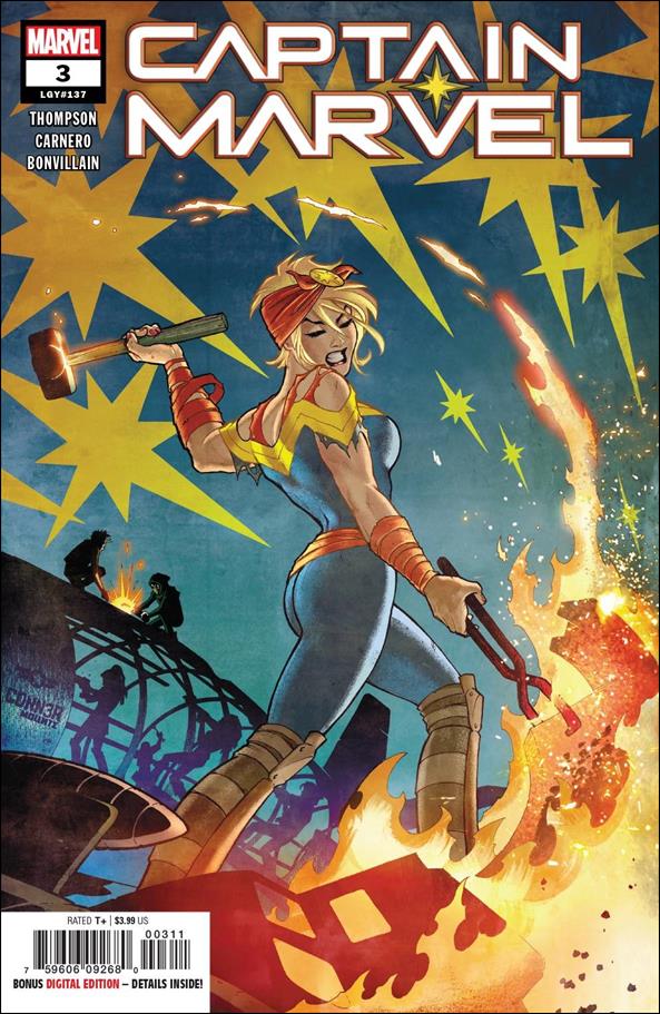 Captain Marvel (2019) issue 3 Amanda Conner Cover