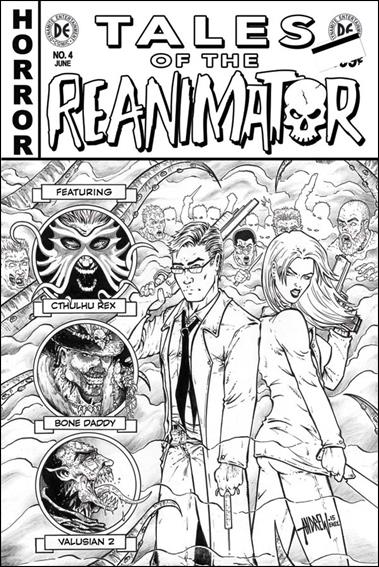 Reanimator (2015) issue 4-C Andrew Mangum 1:15 B&W Cover