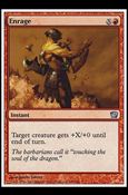 Magic the Gathering: 9th Edition (Base Set) card 180 Enrage