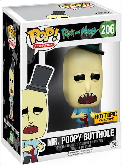 POP! Animation figure 206 Mr. Poopy Butthole (Gunshot) Hot Topic
